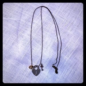 Juicy Couture Lock and Key Necklace